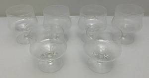 Vintage Footed Brandy Snifter Or Schooner Glasses