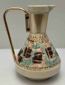 1957 MCM Pitcher Decanter C. Miller 9 14 Tall