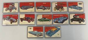 1950s Topps World Of Wheels Trading Cards (As Seen In Photos)