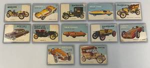 1950s Topps World Of Wheels Trading Cards (As Seen In Photos)
