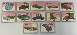 1950s Topps World Of Wheels Trading Cards (As Seen In Photos)