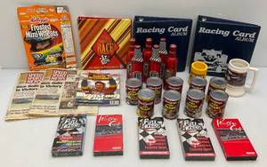 Misc. Nascar Collectibles Including Factory Sealed VHS Tapes & More