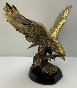 Large Brass Eagle SculptureAward 20 12 L x 14 h