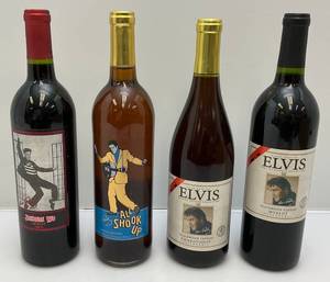 Vintage Elvis Collectible Bottles