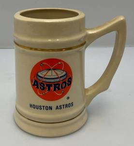 Vintage Lewis Brothers Ceramics Houston Astros Mug 5 12 Tall