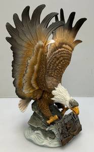 Brookfield Collectors Guild Limited Edition Harley-Davidson 1593000 Porcelain Harley Eagle Statue 12 Tall