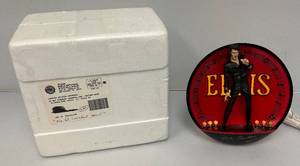 1996 Bradex Elvis In The Spotlight The 68 Comeback Special Plate No. A1981 Light Up (VERY COOL) Red Multi-Colored