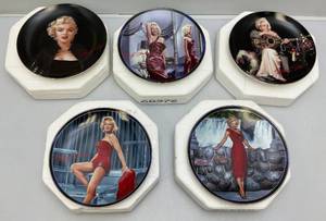 Vintage Bradford Exchange (Bradex) MARILYN MONROE Collectors Plates 8 14