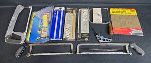 lot 16 image: Mixed Lot of Hand Saws and Blades with Accessories