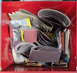 lot 19 image: Miscellaneous Sanding Belts and Drywall Sanding Screens Collection