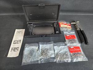 lot 30 image: Sears Craftsman Dual Position Riveter Kit with Assorted Rivets