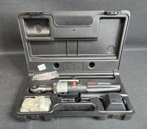lot 32 image: Sears Craftsman 14 Cordless Ratchet with Case and Manual - Excellent Condition