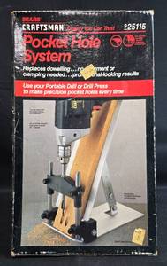 lot 33 image: Craftsman Pocket Hole System 925115 for Precise Pocket Holes
