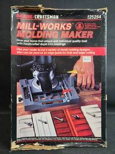 lot 39 image: Sears Craftsman Mill-Works Molding Maker - Router Edge Guide