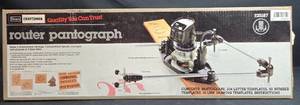 lot 40 image: Craftsman Router Pantograph with 234 Letter Templates and 50 Number Templates