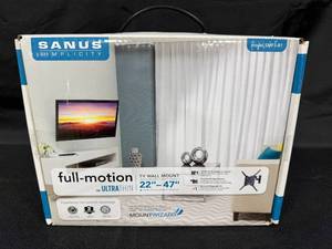 lot 208 image: Sanus Full-Motion TV Wall Mount Model SMF3-B1 for 22 - 47 TVs