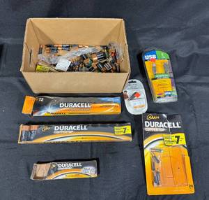 lot 221 image: Lot of Assorted Duracell Batteries (untested) and USB Accessories (untested)