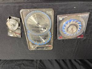 lot 141 image: Lot of 4 Craftsman Circular Saw Blades and Dado Set