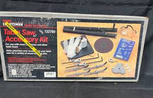 lot 225 image: Craftsman Table Saw Accessory Kit Model 932780