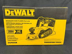 lot 242 image: DEWALT DCP580B Brushless Hand Planer (Tool Only)