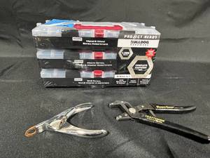 lot 251 image: Project Ready Bulldog Hardware Complete Fastener Kit with Pliers Set