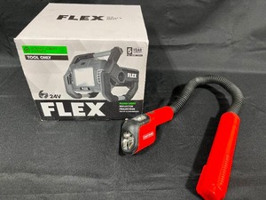 lot 252 image: Craftsman FLEX 24V Flood Light Tool Only with 5-Year Warranty in Box & Flexible Craftsman Snake Light