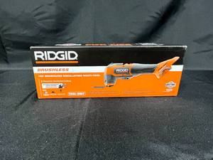 lot 263 image: RIDGID 18V Brushless Oscillating Multi-Tool - Tool Only