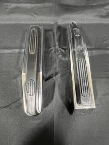 lot 273 image: Set of 2 Chrome Gem Guards with Mounting Hardware