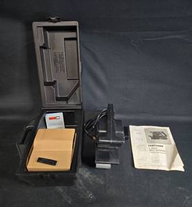 lot 66 image: Craftsman 3-Inch Belt Sander Model 315.11721 with Owners Manual and Carrying Case