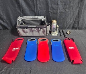 lot 165 image: WorkForce Tool Bag, APC Work Sleeves, and Accessories