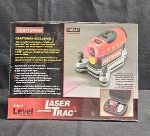 lot 174 image: Craftsman 4-in-1 Laser Level Trac - Accurate Leveling Tool