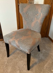 lot 63 image: Upholstered Accent Chair with Rivet Details