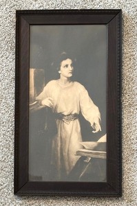 lot 150 image: Vintage Boy Jesus Christ Print by Heinrich Hofmann