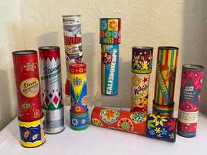 lot 141 image: Nine Vintage Kaleidoscopes