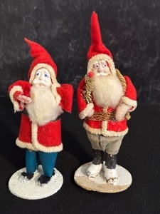 lot 83A image: Two Vintage Santa Figurines