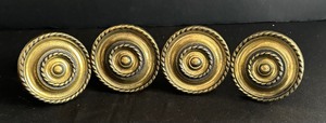 lot 196 image: Four Vintage Drawer Pulls