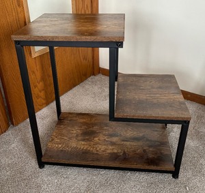 lot 207 image: Two Tier Accent Table