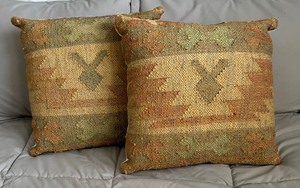 lot 232 image: Two Accent Pillows