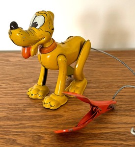 lot 235 image: Vintage Line Mar Walt Disney Pluto Toy
