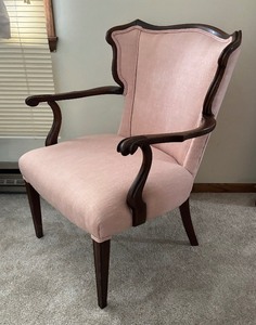 lot 240 image: Pretty Pink Vintage Armchair