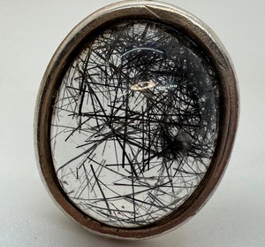 lot 110J image: Tourmalated Quartz Ring