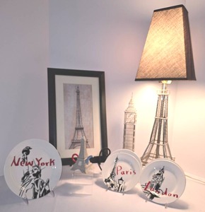 lot 169 image: Fun Parisian Decorative Items & More