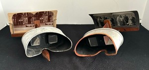 lot 299 image: Two Vintage Stereographs