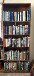 lot 343 image: Bunch of Books and Bookshelf