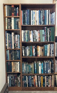 lot 434A image: Books and Two Book Shelves