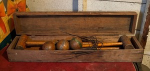 lot 362 image: Vintage Croquet Set