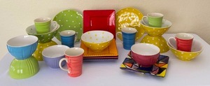 lot 385 image: Assorted Colorful Dishes