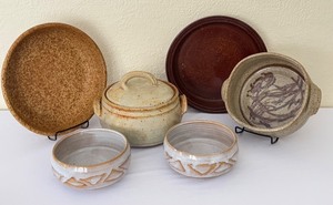 lot 314 image: Artisan Crafted Pottery Selection