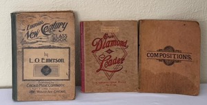 lot 306 image: Three Antique Childrens School Books