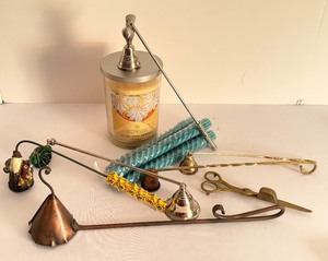 lot 444 image: New Candles and a Variety of Decorative Candle Snuffers